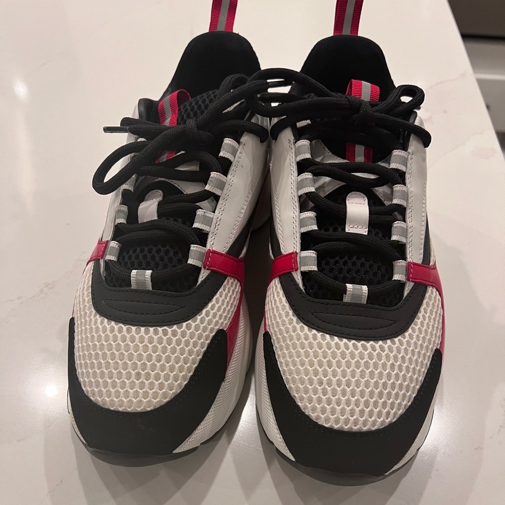 CHRISTIAN DIOR B22 SNEAKERS (red and black) - Picture 3 of 5